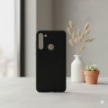Motorola Moto G8 Back Cover - Soft Black Case. 