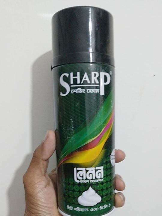SHARP%20Menthol%20Lemon%20Shaving%20Foam%20%E2%80%93%20400ml%20-%20Girlez%20-%20Image%205