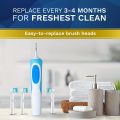 Replacement Heads For Electric Toothbrush 16pcs/Pack Replacement Brush Heads For 1000/2000/3000/5000 Adults Kids.