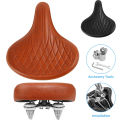 BUCKLOS Oversized Bicycle Saddle Ergonomic Widen Thicken Road Mountain Bike Saddle Soft Comfortable Shock-Absorption Bike Saddle.