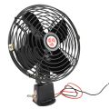 12V RV Cooling Fan Metal Car Fan 12V RV Cooling Fan with 2 Speed  Heavy Duty Quiet Metal Car Fan for Truck RV Car Boat Bus. 
