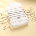 【Get the Perfect Fit】 Bohemian Summer Beach Anklet Set For Women Vintage Silver Color Pearl Butterfly Star Heart Pendant Charm Chain On Leg Jewelry.