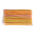 Multicolor Disposable Plastic Straw-100 Pcs. 