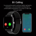 LAXASFIT 2025 Smart Watch Android IOS Bluetooth Talk Heart Rate Monitor Sleep Record Sports Smart Watch Men Women .