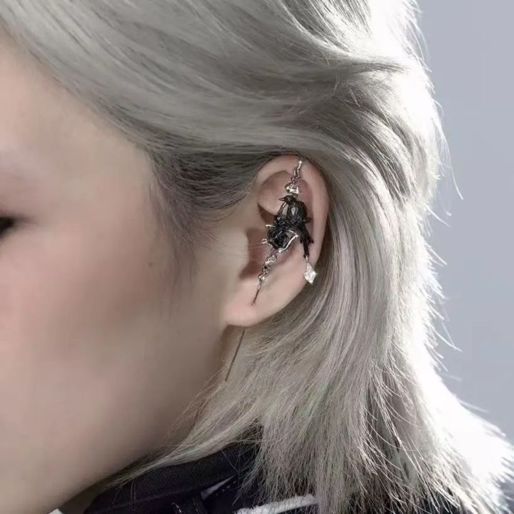 Gothic%20Earring%20for%20Girl%20Punk%20Goth%20Thorn%20Rose%20Crow%20Stud%20Earrings%20puncture%20Earring%20Halloween%20Party%20Accessories%20Jewelry%20-%20Image%202