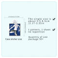 50Pcs Hunter X Hunter Anime Stickers Pack Cartoon Character Decoration Laptop Skin Waterproof Phone Case Cute Stickers.