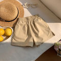 2026Korean-style children's shorts for summer, thin casual pants for boys and girls, linen casual pants for toddlers. 