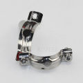 304 Stainless Steel fixture Pipe Bracket Welding Water Pipe Fixed Pipe Clamp Circular Pipe Clamp PVC Locking Clamp 19-219mm. 