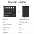 AVATTO WiFi 6 Mini Smart Energy Meter Module With Power Monitoring Metering APP Control Works With Tuya Alexa  Home Alice. 