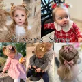 10Pcs/Set Solid Color Kids Bows Hair Clips for Baby Girls Handmade Ribbon Bowknot Hairpin Barrettes New Year Hair Accessories. 