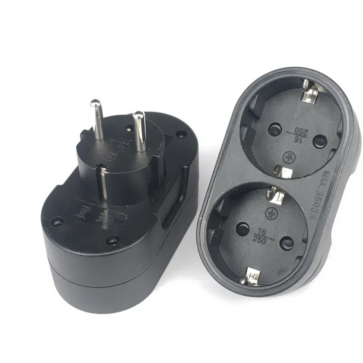 Bolantedz%202%20Socket%20Multiple%20Plug%20Power%20Strip%20Socket%20Distribution%20Adapter%2016A/250V%20German%20Standard%20Power%20Supply%20Plug%20Adapter%20-%20Image%204