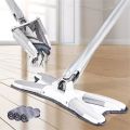 New X Style Squeeze Mop Floor Mops with Reusable Microfiber Pads Hand-free Wash 360. 