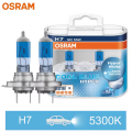 OSRAM H7 H4 H1 H11 HB3 9005 HB4 9006 Halogen Headlight Car Light Hi/Lo Beam 5300K 12V 55W Cool Blue Hyper White Bulb(2 Pieces).