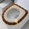 New winter Toilet Mats Home Thickened Warmer WC Cover soft Toilet seat pad Four Seasons Universal Washable potty Cushions case. 