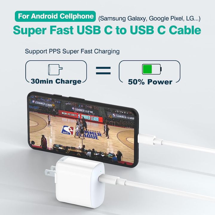 MIZIQIER%205-Packs%20USB%20C%20to%20USB%20C%20Cable%20,%20Type-c%2060W(3A)%20Charger%20Cable%20for%20for%20iPhone%2015/15%20Pro/15%20Plus/15%20Pro%20Max,%20iPad%20Mini%206%20-%20Image%203