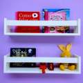 Book Shelves, Floating Bookshelves, Book Shelf Wall, Wall Bookshelf Kids, Baby Book Shelf Organizer for Kids (Black). 