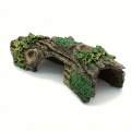 Lifelike Aquarium Cave Ornament with Greenery Design Creates a Comfortable Hiding Spot for Aquatic Animals Enhances. 