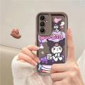 Sanrio Cute Kuromi Phone Case for Samsung Galaxy A71 A13 A12 A51 A21s A11 A05s A31 A06 A03 A30 A04s A50 Luxury Cover. 