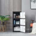 Metal Lockers with 3 Doors for Employees, 3-Tier Storage Locker, Vertical Small Locker, Locker Cabinet with Keys, Vertical Metal Cabinet for Home Office, Gym, School, Room Organizer. 