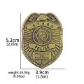 Game Resident Evil Raccoon City Badge STARS Brooch 1969 Police Badge Pin Clothing Hat Lapel Clothing Accessories Souvenir Badge.