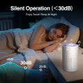 Portable Air Purifier Household Air Cleaner Mini Desktop Air Purifier With HEPA Filter Air Freshener Air Cleaner For Home Office.