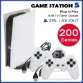 NEW GS5 Game Station 5 Video Game Console With 200 Classic Games 8 Bit TV Console Retro USB Wired Handheld Game Player AV Output. 