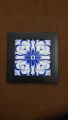 Wall hanging Handmade Frame (7by7) of Ceramic Tiles, Design Decorations for Home Decor Living Bedroom Furniture and Decor Wooden Wall Art for Home Decorations. 