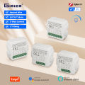 GIRIER Tuya Smart WiFi ZigBee 3.0 Dimmer Switch Module Support Two-way Control Dimmable Switch Compatible with Alexa  Home. 
