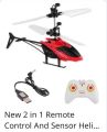 Remote control and sensor helicopter 2 in 1. 