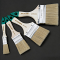Wood Handle Paint Brush Natural Bristle Stiff Bristles for Oil Based Varnish Large Industrial Cleaning Brush Non Shedding. 