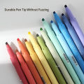 6/24 Colors/box Morandi Retro Double Headed Highlighter Pen Vintage Fluorescent Pens Set Student Drawing Markers Stationery. 