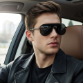 New Fashionable Pilot Model Sunglasses - Metal Frame -ultraviolet-proof Driving Car Sunglasses2524.