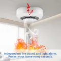 PGST Independent Smoke Detector Sensor Fire Alarm System for Home Office Security Smoke Alarm Fire Protection. 