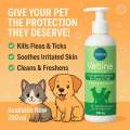 Vetline Tickk-Off Medicated Shampoo – 200ml | Flea & Tick Treatment for Dogs & Cats | Veterinary Formula. 