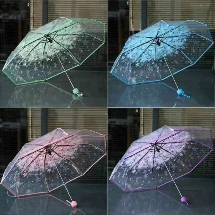 korean Transparent Umbrella Gear - Orchid Grey - "Suit Only: 44"