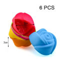 6/12PCS Silicone muffin mold Round muffin cup Heart cake baking mold Kitchen Cooking supplies Cake decorating tools.