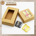 Candy Box (10/pack) cake box candy paper box brake box cake box antique cake box bakery box Brownie Box. 