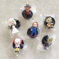 10PCS Horror Icon Action Character Statue Set, Chaqi Jason Voorhees Freddy Krueger Pennywise It, Horror Model Toy for Halloween. 