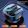 Bluetooth 5.3. FM Transmitter Handsfree Car Radio Modulator MP3 Player With 22.5W USB Super Quick Charge Adapter for Car.