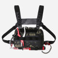 Fishing Vest Bag Men's Camo Fishing Lures Utility Tackle Chest Bags Waist Pack Outdoor Mountaineering Camping Hiking Hunting.