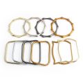 2/4/6/10 PCS Cat Bamboo Shaped Bag Metal Handle Crossbody Bag O-Shaped Replaceable Handle DIY Sewing Hardware Accessories. 