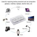 Ultimate 18-in-1 Glasses Repair Screw Kit | Precision Nose Pads, Spacer Caps & Frameless Screws for Eyeglass Adjustments & Maint. 