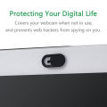 Floveme PVC Webcam Cover Laptop Camera Protector Webcam Protector Shutter Slider For Laptop Tablet Computer - 2 Pcs. 