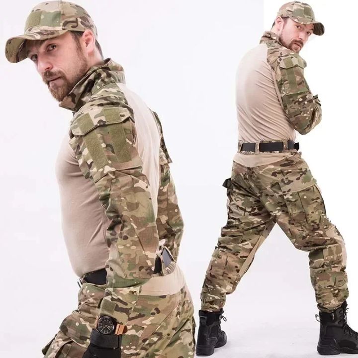 G3%20Combat%20Uniform%20%20Shirts%20Camo%20Hiking%20Shirts%20Hunting%20Clothes%20Wear-resisting%20Men%20Clothing%20Camping%20Cargo%20Pants%20Elasticity%20-%20Image%206