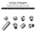 For Predator Cue Weight Bolts Kit - Billiard Cue Weight Adjustment Accessory Pool Cue Weight Tuning Kit Detachable Handle Tool.
