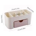 Nail Art Organizer Desktop Drawer Cosmetic Storage Box Makeup Brush Organizer Box Jewelry Lipstick Mask Compartment. 