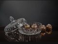 Chocolate Dish - Candy Dish - Sugar Bowl - Sugar Dish - Glass Serving Dish - Dates Serving Dish - Glass Serving Bowl - Chocolate Bowl - Candy Bowl - Decoration. 