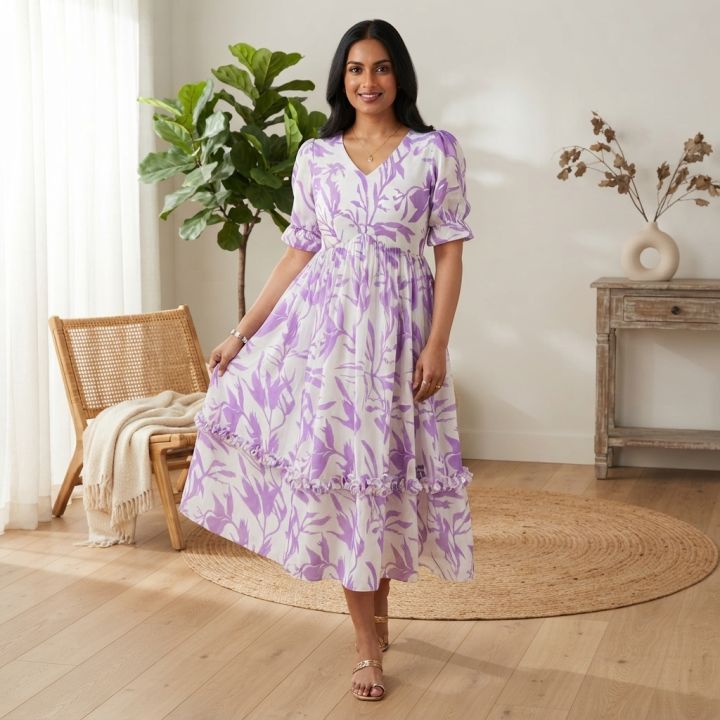 New Collection Screen Print Cotton Aliya Kat Kurti for Women Trendy Design Stylish Casual Wear Comfortable Fashion Outfit
