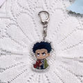 1/16PCS Anime Characters Demon Slayer Acrylic Car Keychain Accessories Keyrings Friends  Funny​ Bag Charms Backpack Pendant. 
