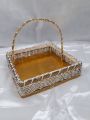 Beautiful Wooden Basket Fruit, Wedding And Multipurpose. 